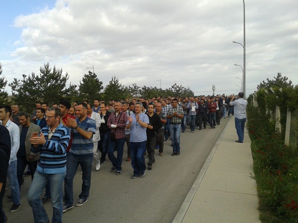 Şişecam'da eylemler başladı