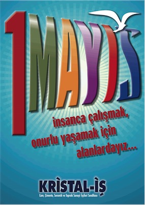 İnsanca çalışmak, onurlu yaşamak için 1 Mayıs'ta alanlardayız