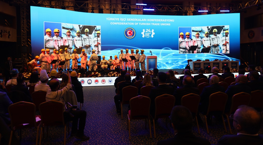 Türk-İş 24. Olağan Genel Kurulu Gerçekleştirildi