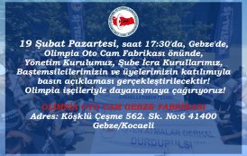 Olimpia Cam Basın Açıklaması