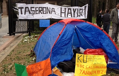 Koç Üniversitesi'nde Taşerona Karşı Direniş
