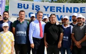 TDP Genel Başkanı Mustafa Sarıgül Grev Çadırını Ziyaret Etti